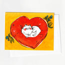 Heart Pillow Cat Card-1