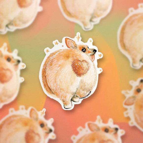 Corgi Butt Sticker
