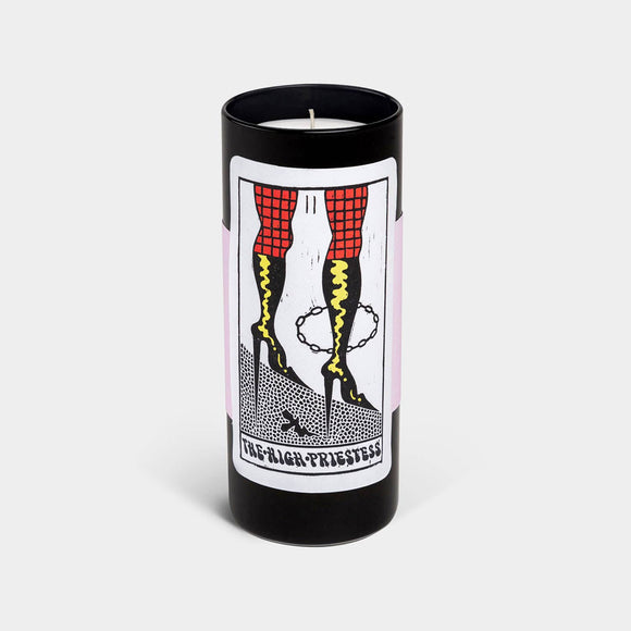 Tarot High Priestess Candle - Pomegranate, Berries + Patchouli Scent