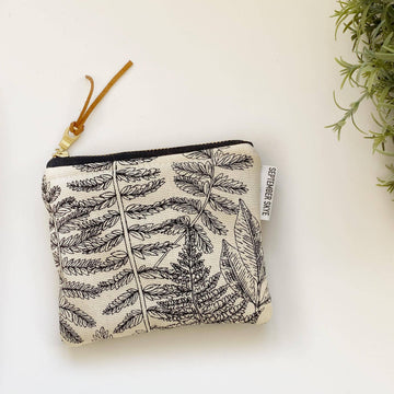 Canvas Fern Square Pouch