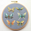 Moth Sampler Embroidery Kit-5