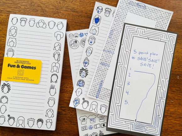 Fun & Games Notepad