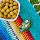 Large Olive Branch Hair Claw Clip-8