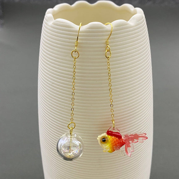 Goldfish Dangle Earrings