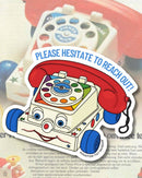Please Hesitate to Reach Out Chatter Phone Sticker-1