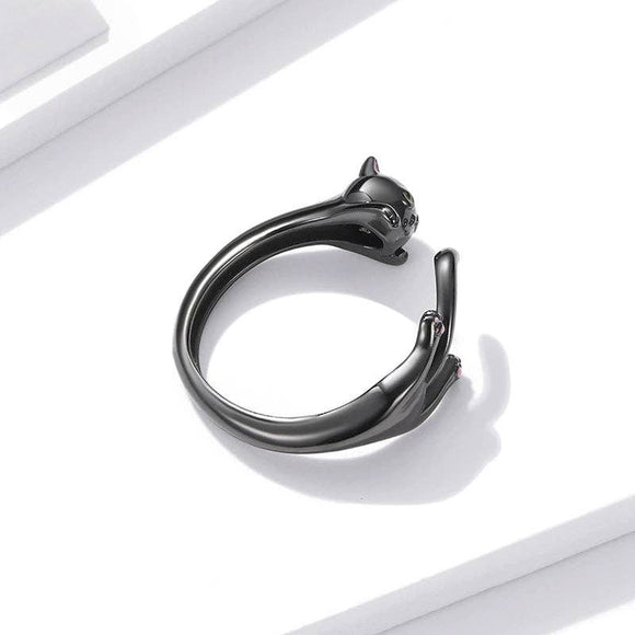 Cat Stacking Wrap Ring