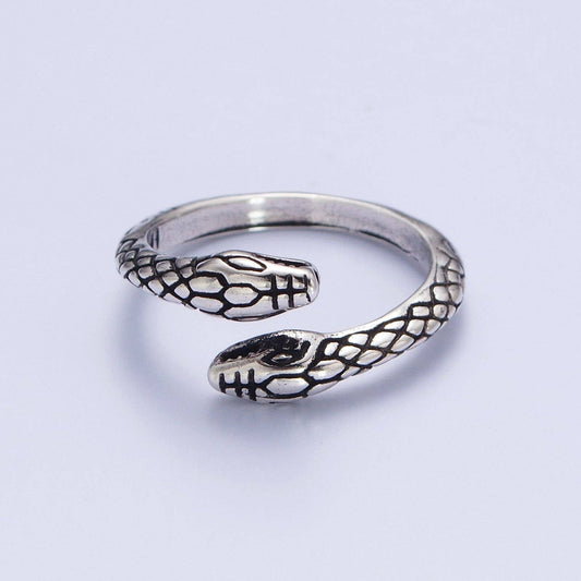 Serpent Adjustable Ring