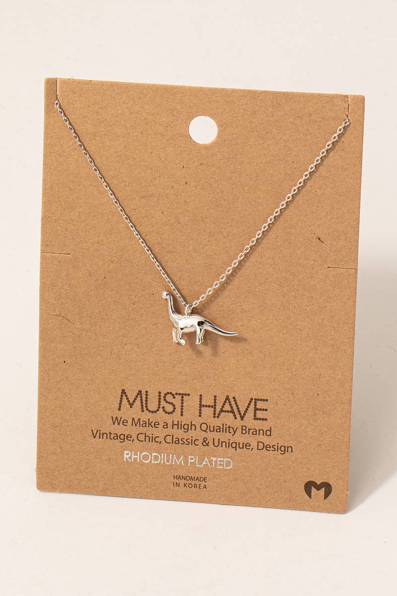 Brachiosaurus Pendant Necklace