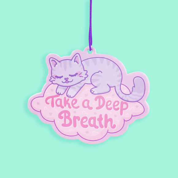 Take A Deep Breath Kitten Air Freshener
