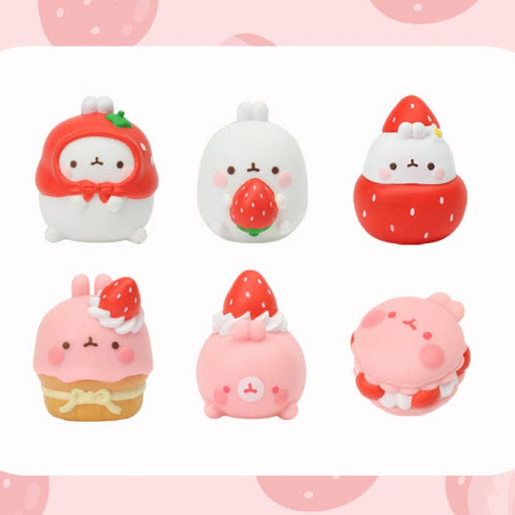 Molang Strawberry Party Blind Box Figure