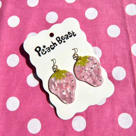 Strawberry Sparkle Earrings