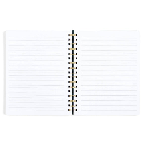 Midnight Flora & Fauna Spiral Notebook