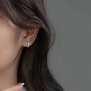 Jewel Huggie Hoop Earrings-4