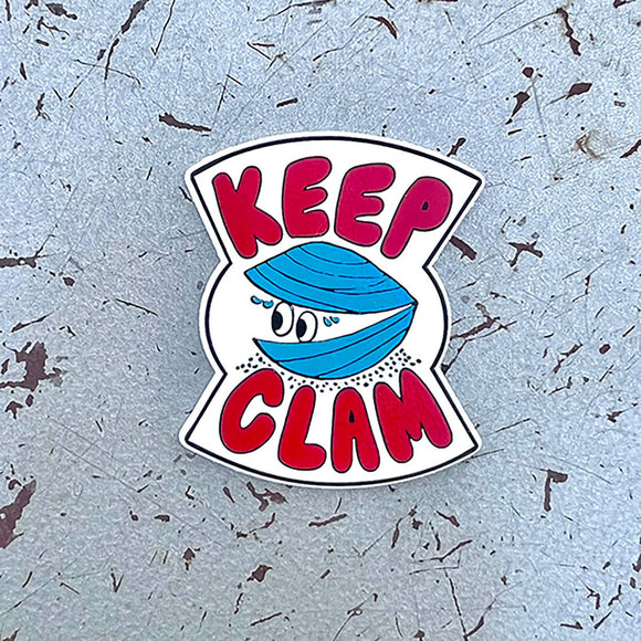 Keep Clam Rubber Magnet