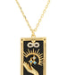 Magician Tarot Card 18K Plated Necklace