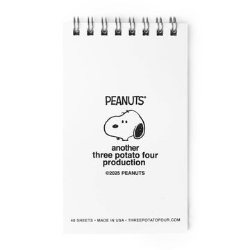 3P4 x Peanuts® - Snoopy Flower Bouquet Mini Memo Pad - 0