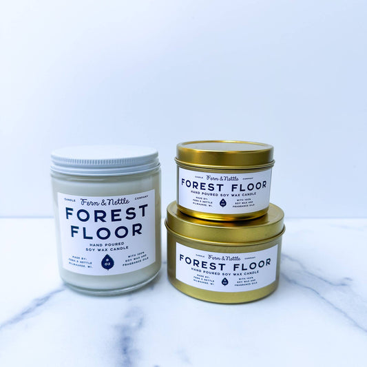 Forest Floor Soy Wax Candle
