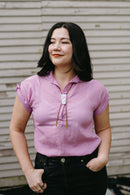 Echinacea Bolo Tie-9