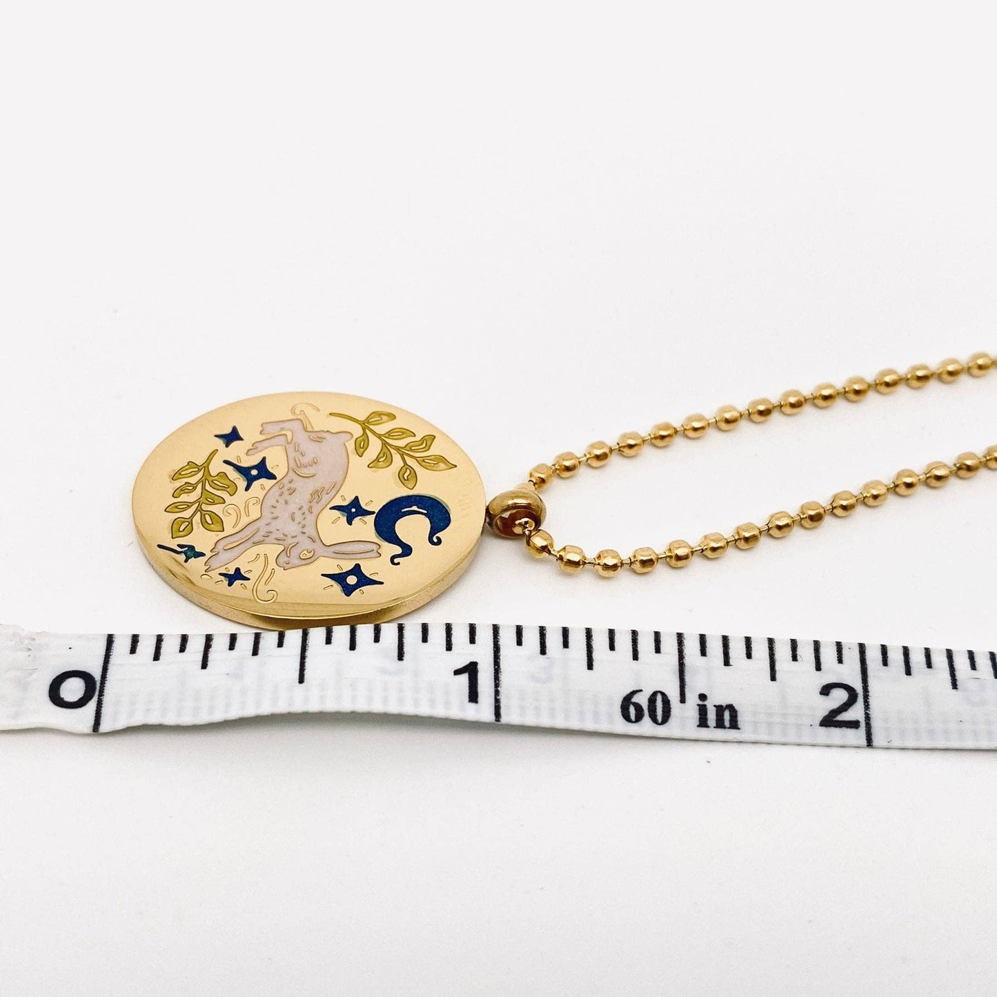 Enamel Rabbit Necklace