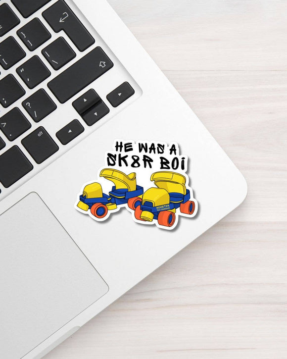 He Was a Sk8r Boi Sticker