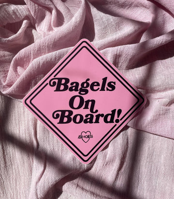 Bagels On Board Sticker