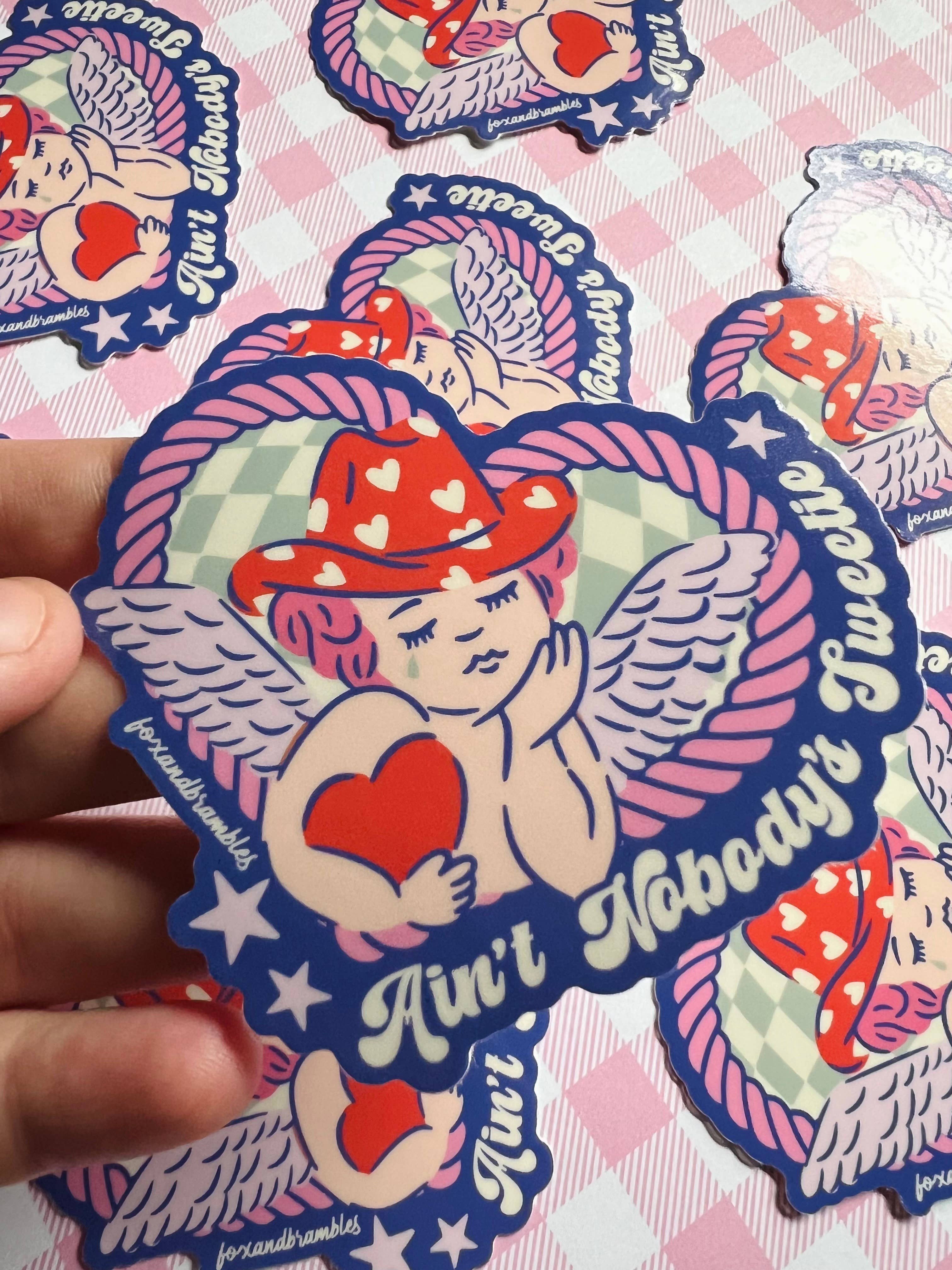 Nobody’s Sweetie Cowboy Sticker