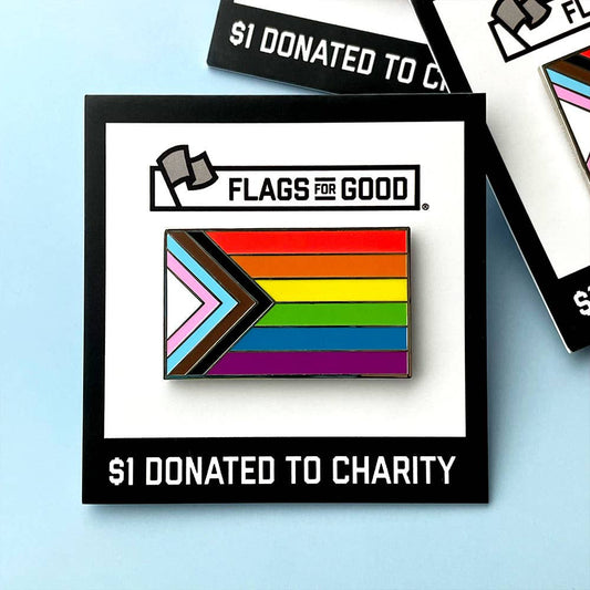 Progress Pride Flag Pin