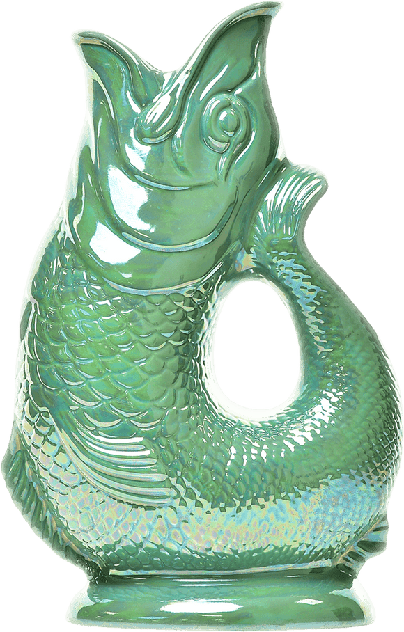 Sea Green Lustre XL Gluggle Jug
