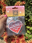 I Believe In Holding Grudges Air Freshener-4