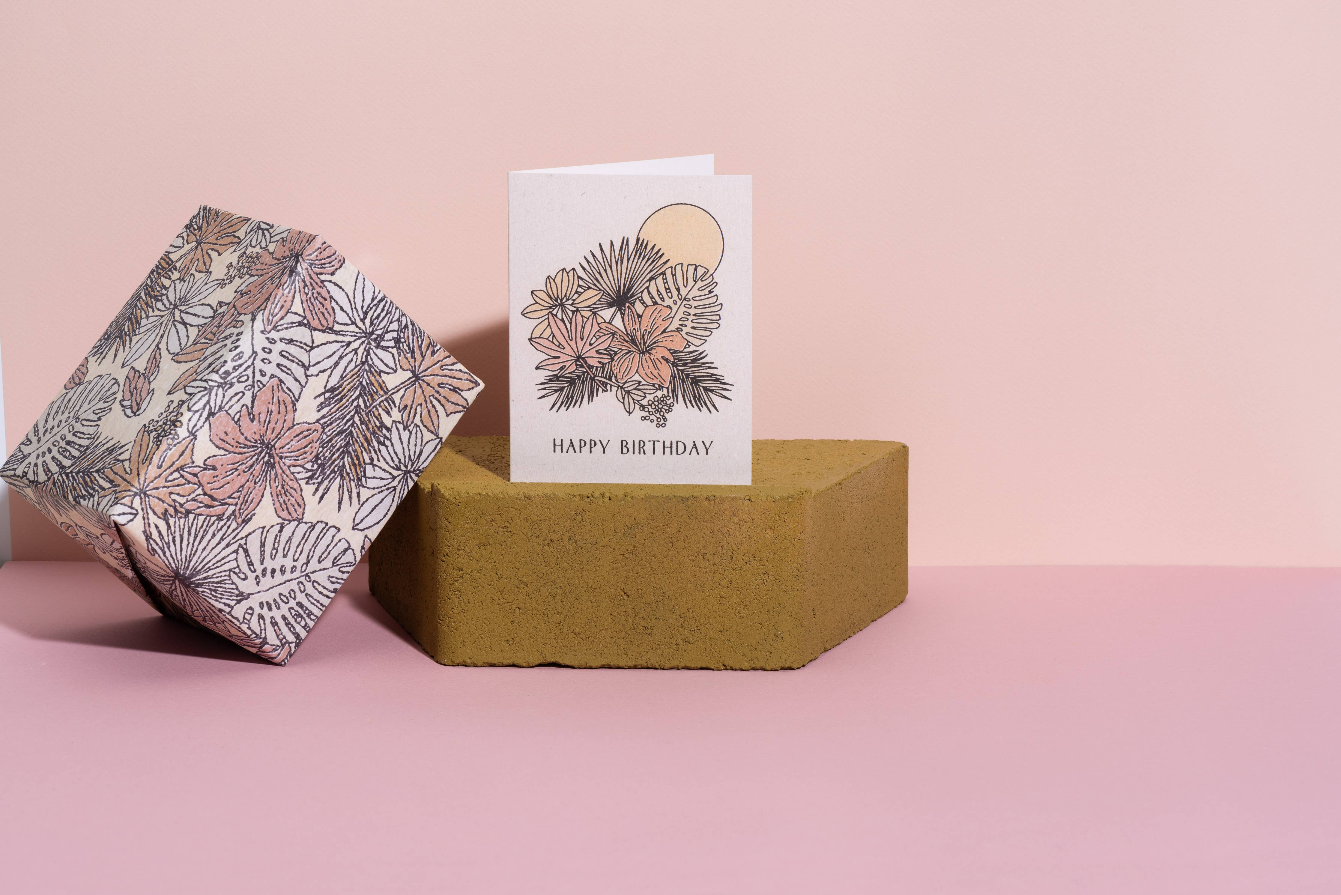 Tropical Birthday Greeting Card - 0
