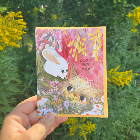 You Are My Favorite Creature Card