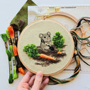 Garden Mouse Embroidery Kit-3