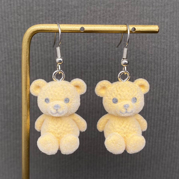 Fuzzy Bear Earrings