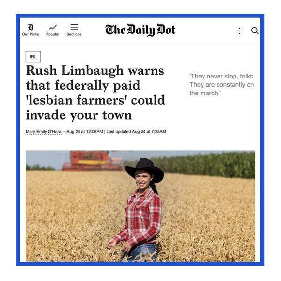 America Needs Lesbian Farmers Tee