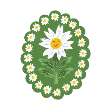 Daisy Border Sticker