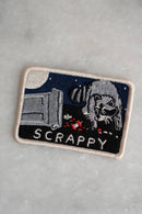 Scrappy Raccoon (Trash) Sticky Embroidered Patch-1