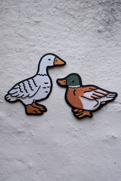 Fowl Embroidered Sticky Patch Set
