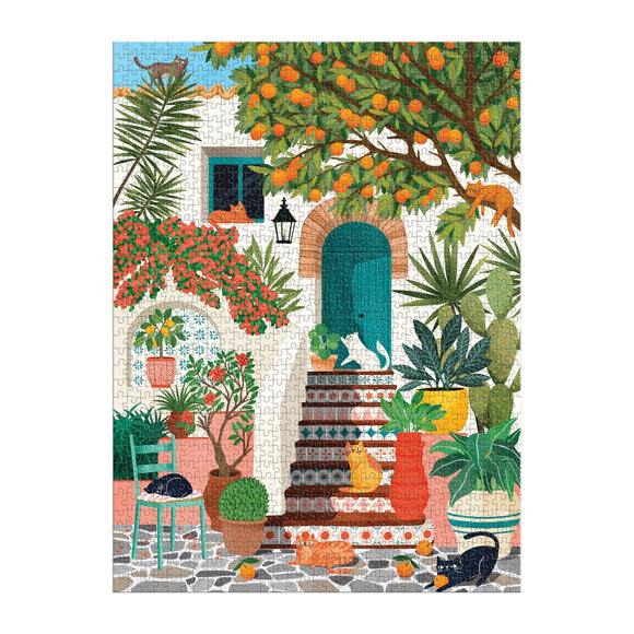 Mediterranean Cats 1000-Piece Puzzle