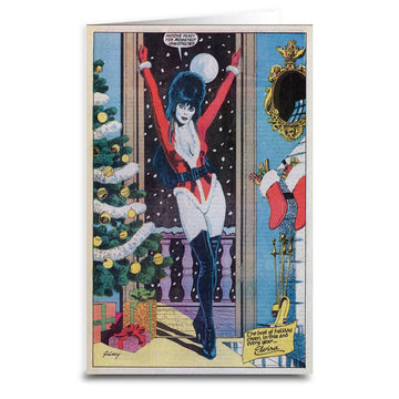 Roasted Chestnuts Elvira Holiday Card