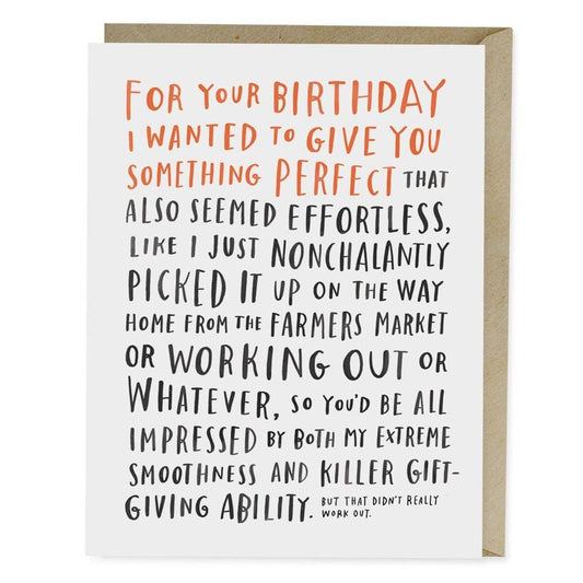 Awkward Birthday Card