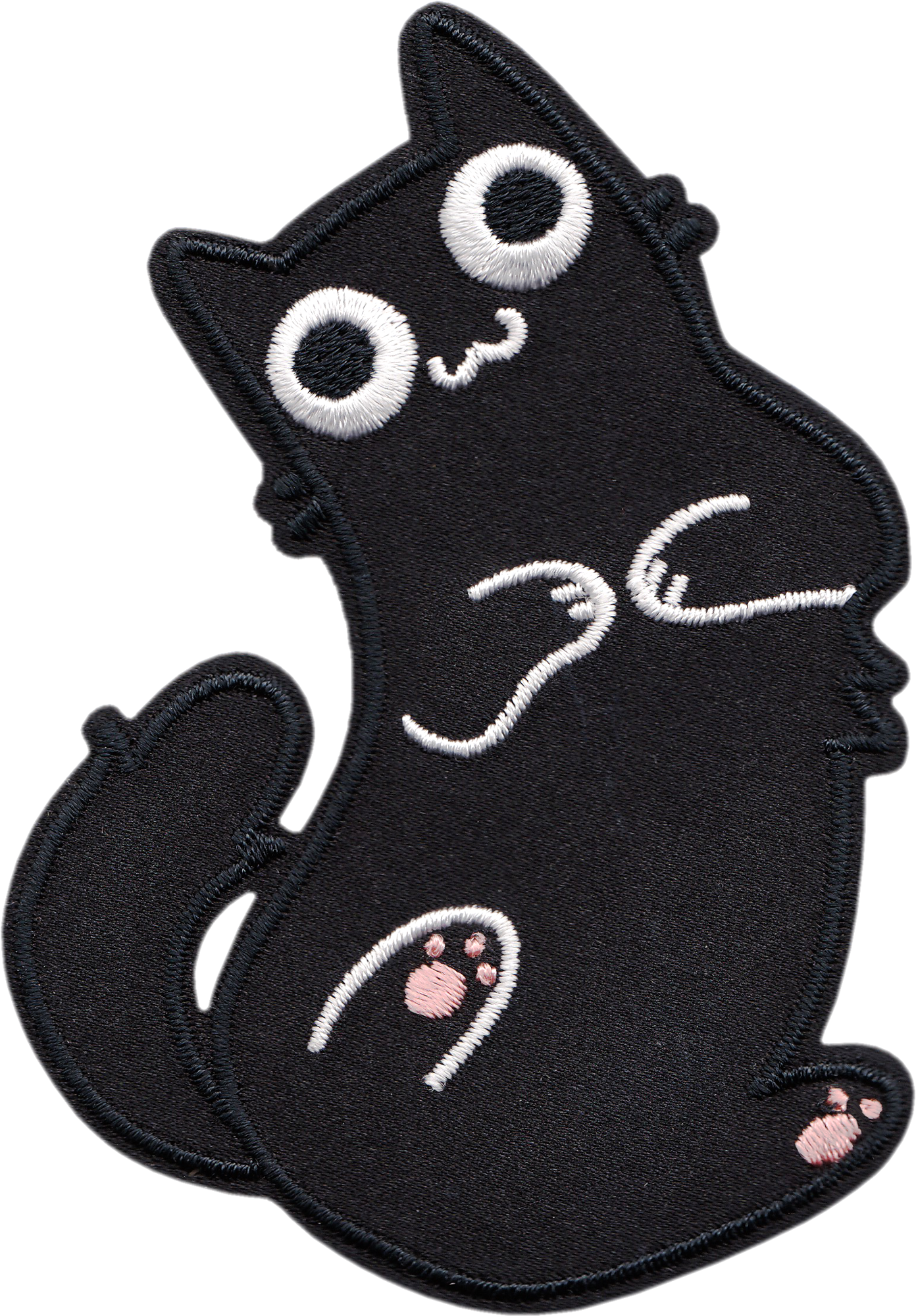 Sarah's Scribbles Black Cat Patch