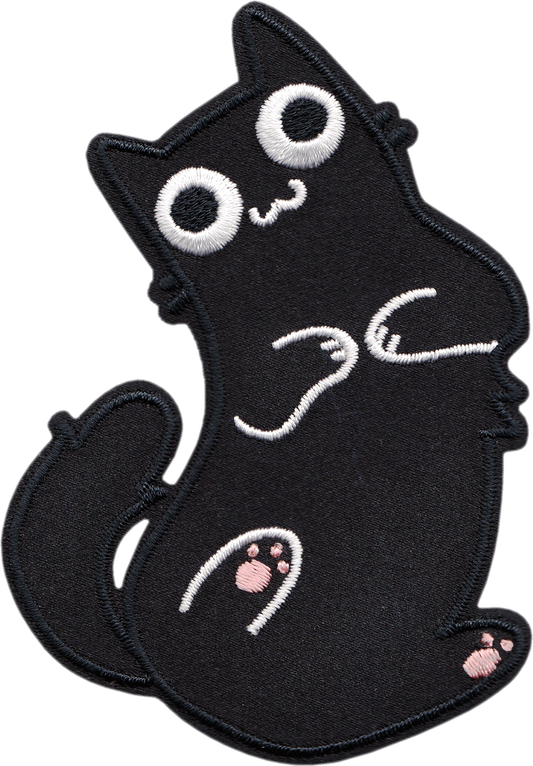 Sarah's Scribbles Black Cat Patch
