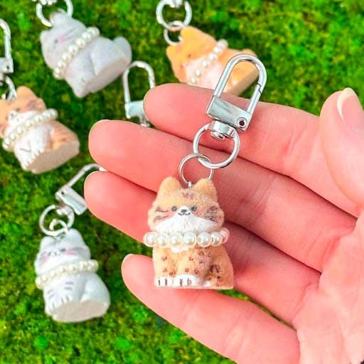 Fluffy Cat DIY Surprise Blind Box Keychain Kit