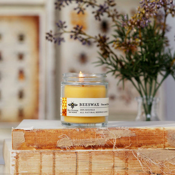 Apothecary Beeswax Glass Candle