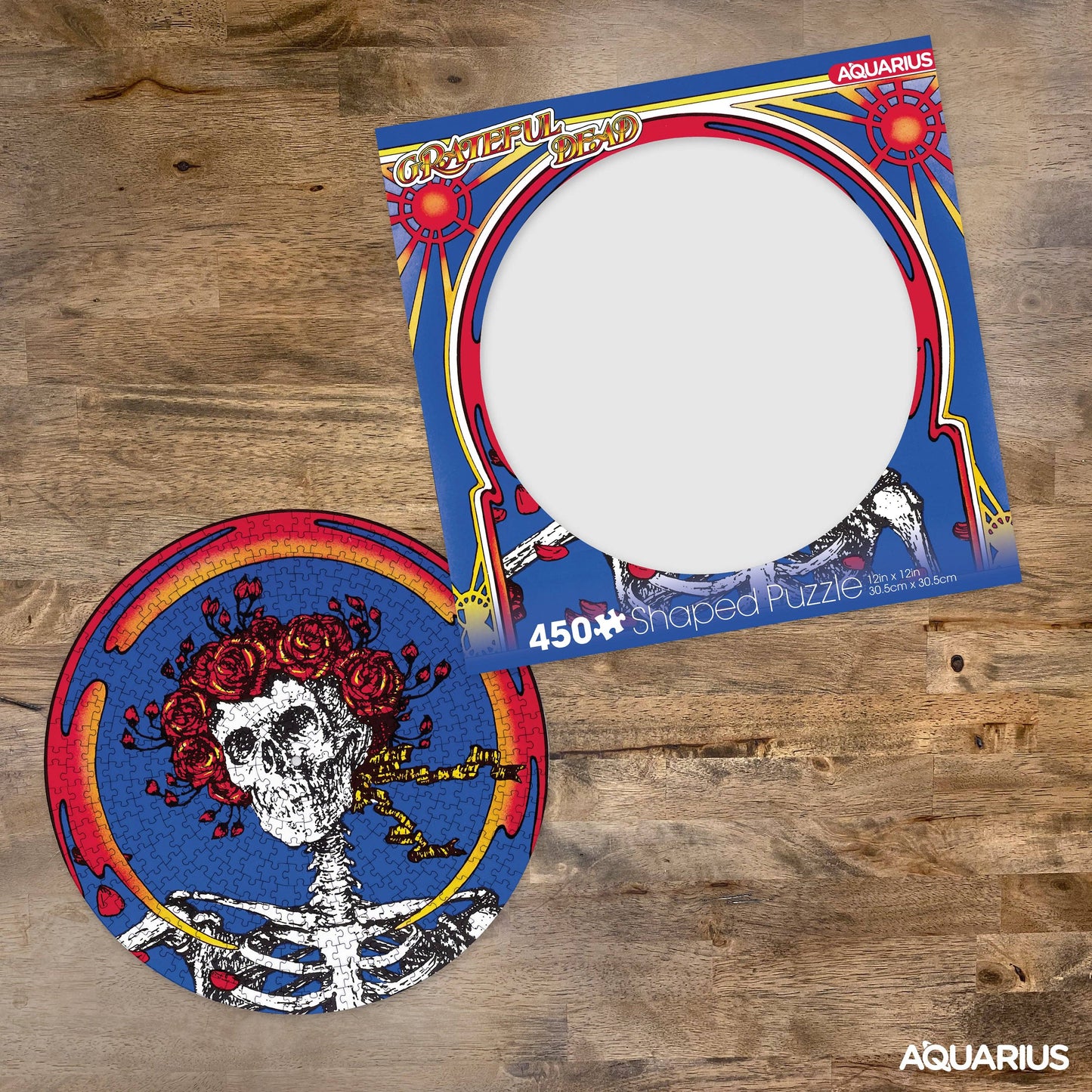 Grateful Dead Skull & Roses 450 Piece Puzzle