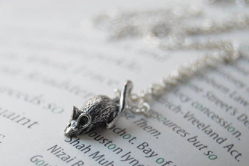 Teeny Tiny Mouse Necklace