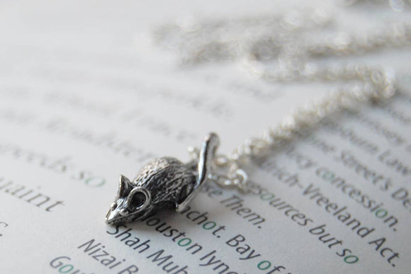 Teeny Tiny Mouse Necklace