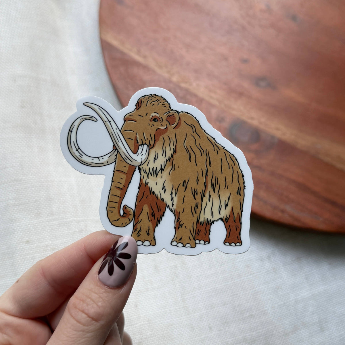 Woolly Mammoth Sticker | Agora Makers Market