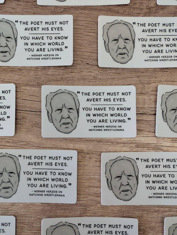 Werner Herzog Sticker