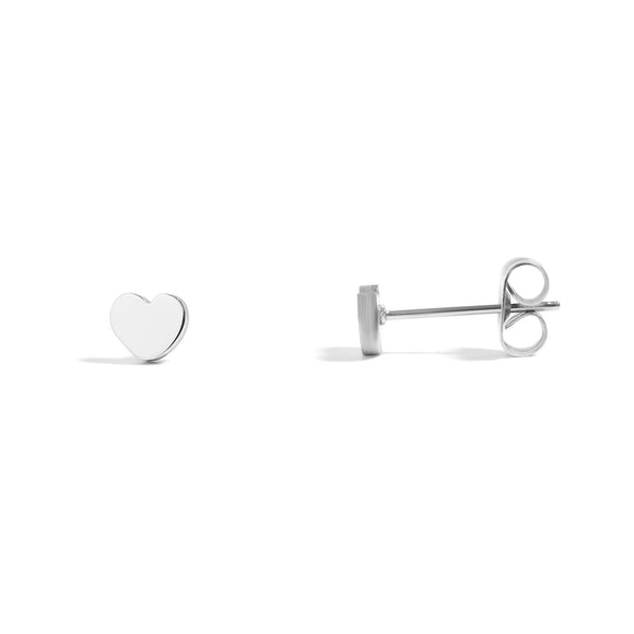 Dainty Heart Stud Earrings